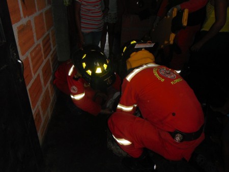 Niña resultó herida en accidente doméstico