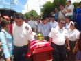 Emotivo funeral de bombero que falleció en accidente